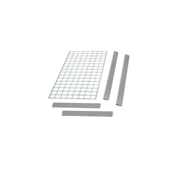 Global Equipment Bulk Rack Shelf Wire Deck 96"W x 36"D - Gray 716473 - main